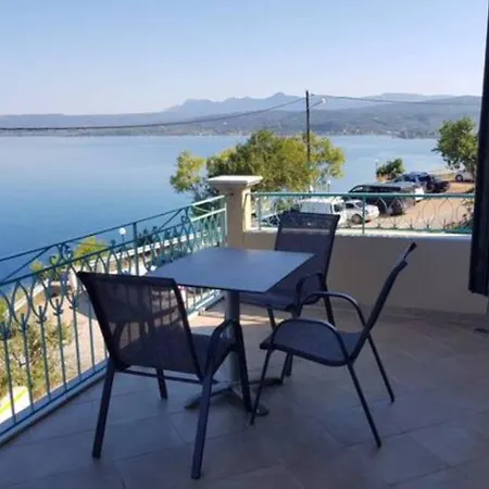 Olga & Danae With Panoramic View In Pylos